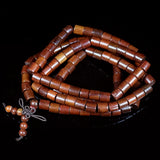 Dark Red Dalbergia Cochinchinensis Beaded Bracelet 6x8mm
