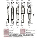 Damaged Screw Extractor Kit with Magnetic Extension Bit Holder