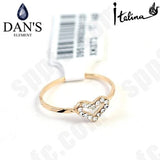 Heart-shaped Austrian Crystal Ring Anti-Allergy #RG95199