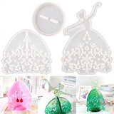 Resin Jewelry Display Mold for Earrings Necklaces Rings