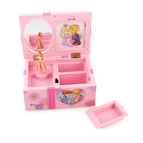 Music & Dancing Ballerina Rotating Musical Box Jewelry Storage