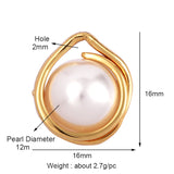 Dandelion Earth Star Heart Hand Charm 18K Plated CZ Paved