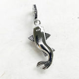 Colorful Koi Fish 925 Sterling Silver Pendant