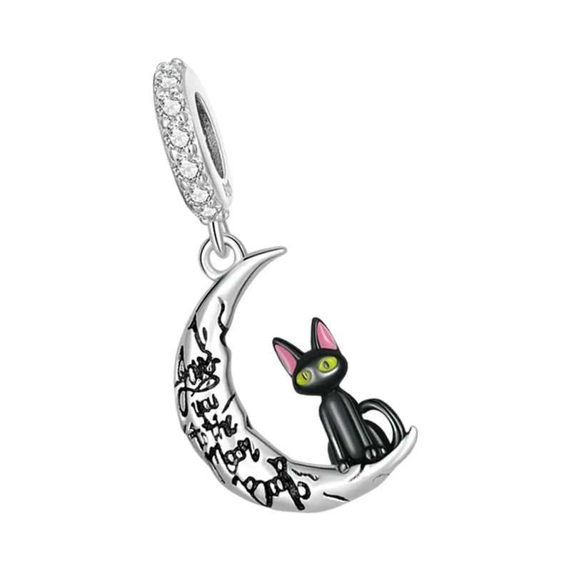 925 Sterling Silver Dangle Charms Pendants for Girls