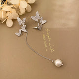 Tassel Dangle Earrings Women's Butterfly Jewelry