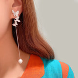Tassel Dangle Earrings Women's Butterfly Jewelry