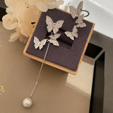 Tassel Dangle Earrings Women's Butterfly Jewelry