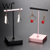 Dangle Earrings Stand Jewelry Display T-Bar Holder Stand Rack Metal Silver