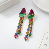 Sparkly Crystal X-mas Drop Earrings