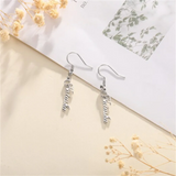 Personalized Vertical Name Earrings Stainless Steel Jewelry