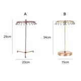 Dangly Earrings Jewelry Display Rack Iron Art Plating Metal Holder