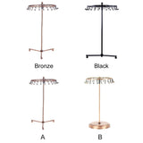 Dangly Earrings Jewelry Display Rack Iron Art Plating Metal Holder