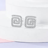 925 Silver Devil Eye Teardrop Coral Hoop Earrings
