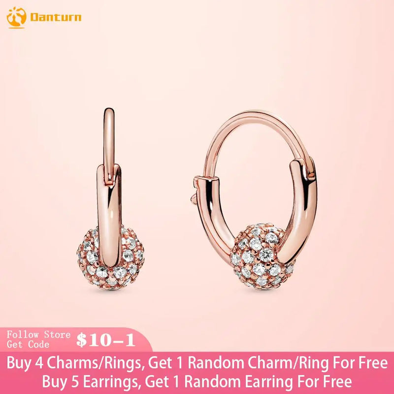 925 Silver Earrings Pav
