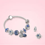 925 Silver Bracelet Moments Mesh Bracelet for Women Birthday Gift