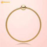 925 Silver Bracelet Moments Mesh Bracelet for Women Jewelry