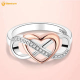 925 Silver Eternal Infinite Love Ring Women Jewelry Gift
