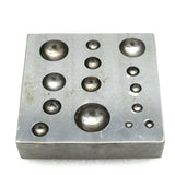 Metal Square 80*80*20mm Steel Jewelry Forming Doming Tool