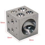 Dapping Block Square with Polished Cavities Punching Tool