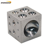 Dapping Block Square with Polished Cavities Punching Tool