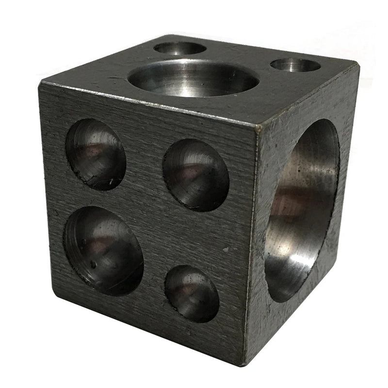 Square Dapping Block with High Carbon Steel Cavities