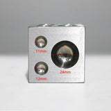 Dapping Block Square with Polished Cavities Punching Tool
