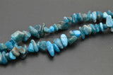 Natural Apatite Stone Chips Loose Beads - 5 Strands