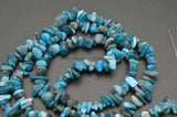 Natural Apatite Stone Chips Loose Beads - 5 Strands