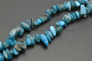 Natural Apatite Stone Chips Loose Beads - 5 Strands