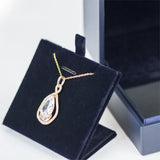 Dark Leather Jewelry Box Ring Necklace Bracelet Storage