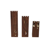 Luxury Walnut Wood Jewelry Display Stand