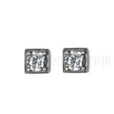 Dark Dream Dark Night S925 Silver Zircon Earrings
