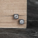 Dark Dream Dark Night S925 Silver Zircon Earrings