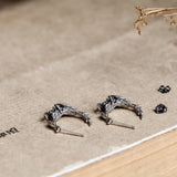 Dark Dream S925 Ants on the Tree Earrings