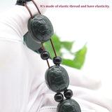 Green Tortoise Shell Feng Shui Bracelet Hetian Qing Jade Men Women