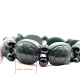 Green Tortoise Shell Feng Shui Bracelet Hetian Qing Jade Men Women