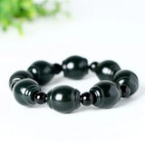 Green Tortoise Shell Feng Shui Bracelet Hetian Qing Jade Men Women