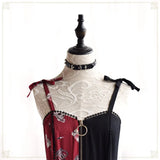 Dark Lolita Punk Necklace Collar Rivet Choker Gothic Steam Leather