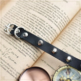 Dark Lolita Punk Necklace Collar Rivet Choker Gothic Steam Leather