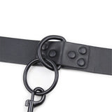 Dark Nightclub Leather Choker Fun Maid Neck Collar