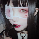 Dark Nightclub Leather Choker Fun Maid Neck Collar