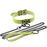 Dark Punk Style Cosplay Necklace Props Alternative Collar Traction Belt
