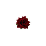 Dark Red Rose Hair Clip Retro High Sense Back Head Shark Clip Hair Accessories
