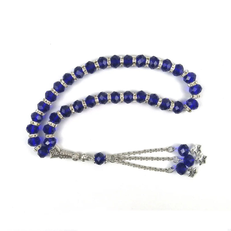 Dark Crystal 33 Islam Muslim Tasbih Prayer Beads Allah Mohammed