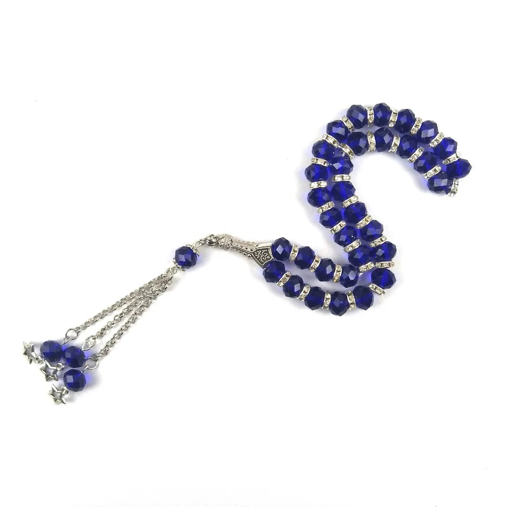 Dark Crystal 33 Islam Muslim Tasbih Prayer Beads Allah Mohammed