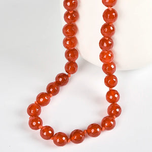 10mm Dark Red Chalcedony Semi Precious for Romantic Occasions