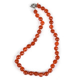10mm Dark Red Chalcedony Semi Precious for Romantic Occasions