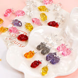 Dark Wind Sweet Girl Heart Resin Pendant Bracelet Necklace Accessorie