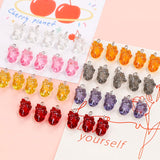 Dark Wind Sweet Girl Heart Resin Pendant Bracelet Necklace Accessorie