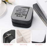 Earring Storage Box Pu Leather Display Case Organizer